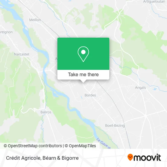 Crédit Agricole map