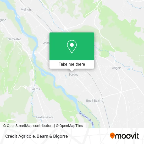 Crédit Agricole map