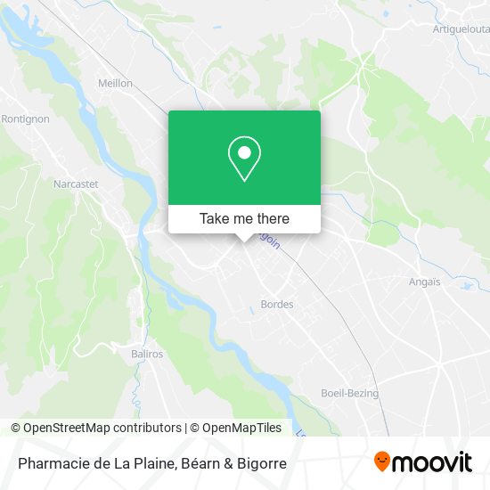 Mapa Pharmacie de La Plaine