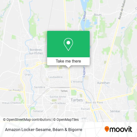 Mapa Amazon Locker-Sesame