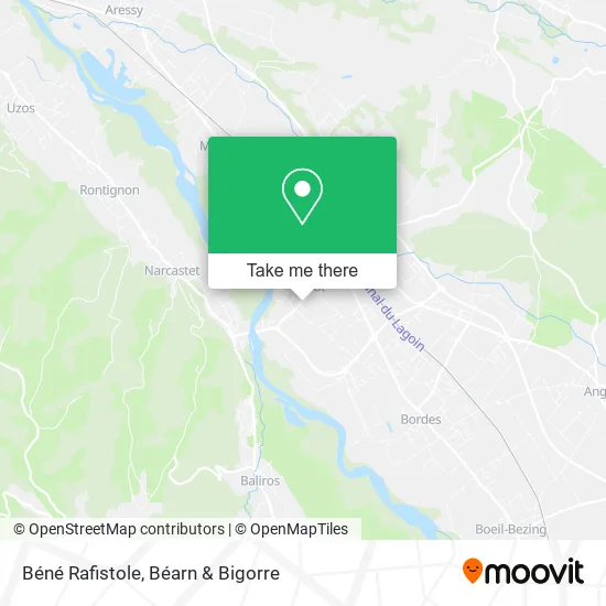Béné Rafistole map