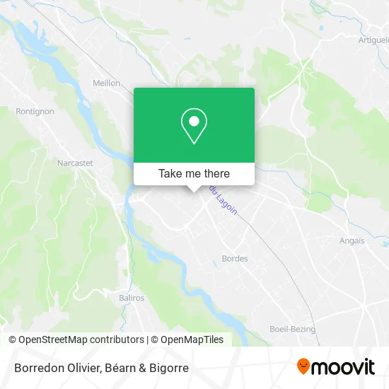 Borredon Olivier map