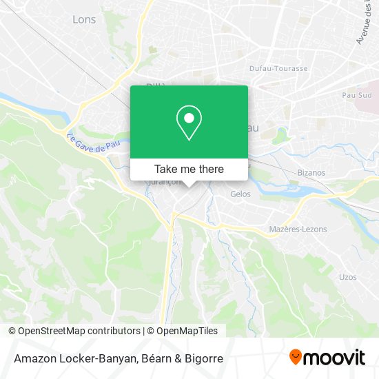 Amazon Locker-Banyan map