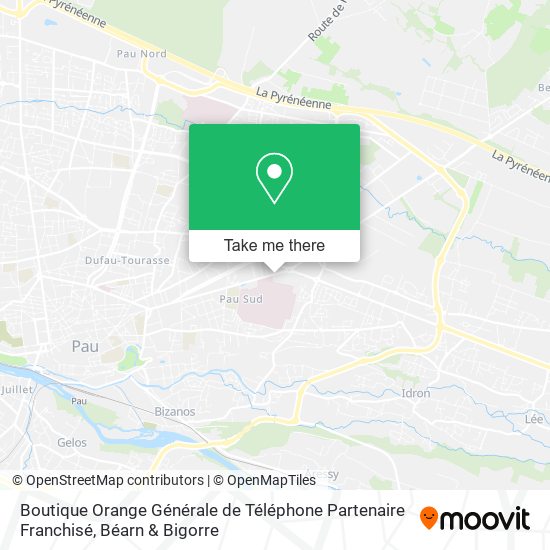 Boutique Orange Générale de Téléphone Partenaire Franchisé map