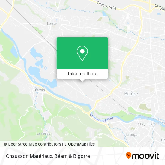 Chausson Matériaux map