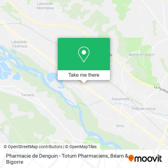 Pharmacie de Denguin - Totum Pharmaciens map