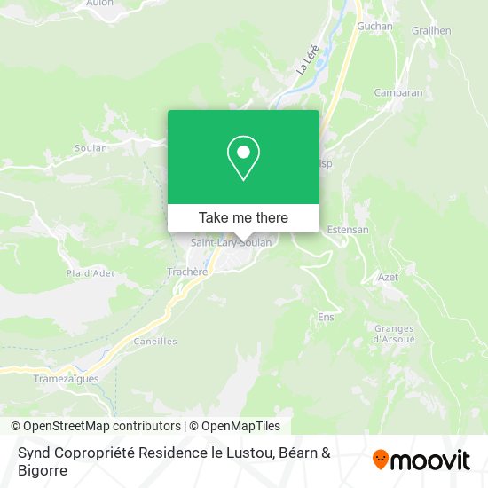 Synd Copropriété Residence le Lustou map