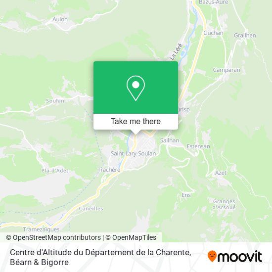 Centre d'Altitude du Département de la Charente map