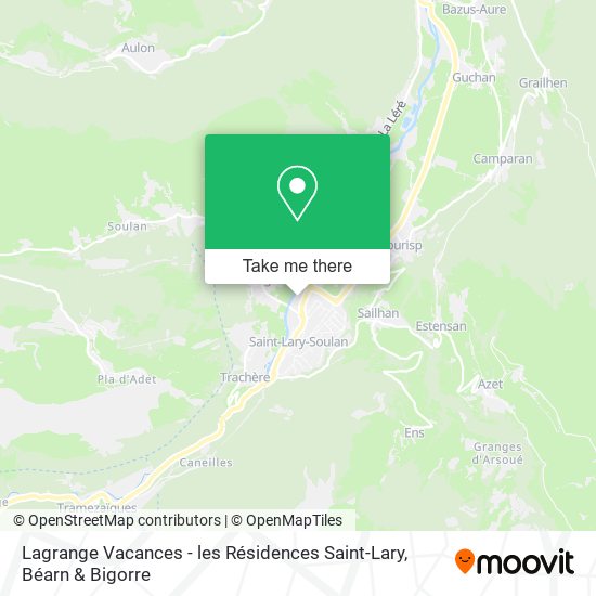 Lagrange Vacances - les Résidences Saint-Lary map