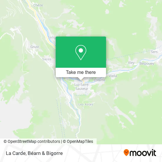 La Carde map
