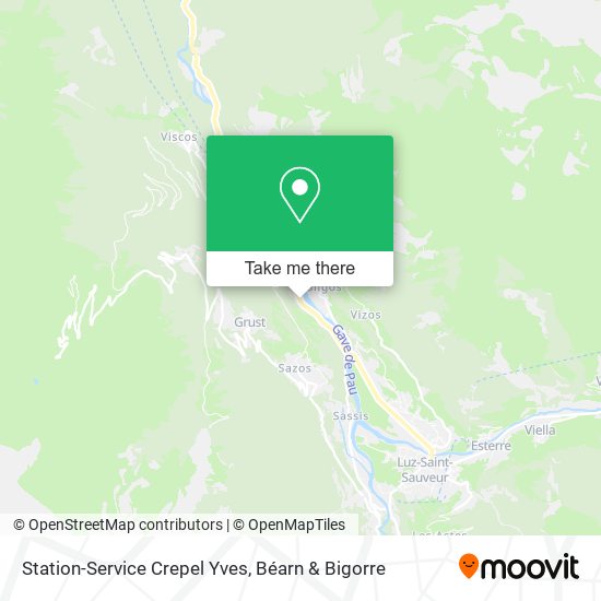 Station-Service Crepel Yves map