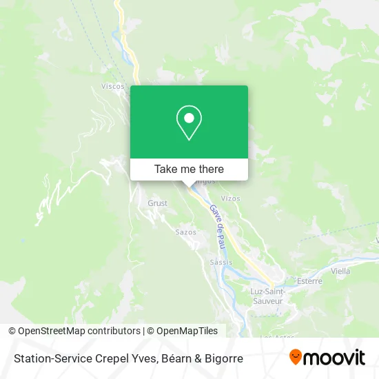 Station-Service Crepel Yves map