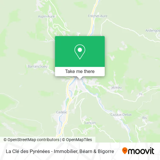 La Clé des Pyrénées - Immobilier map