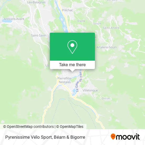 Pyrenissime Vélo Sport map