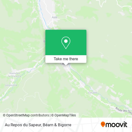 Au Repos du Sapeur map