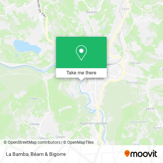 La Bamba map