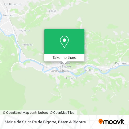 Mairie de Saint-Pé de Bigorre map