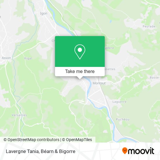 Lavergne Tania map