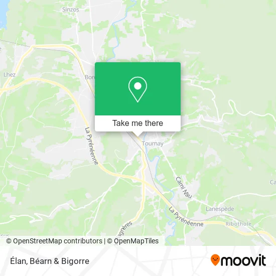Élan map