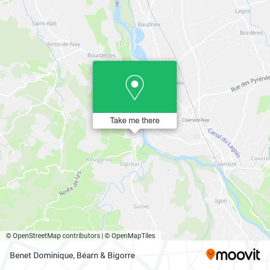 Benet Dominique map