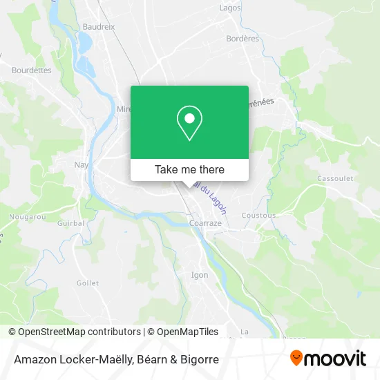 Amazon Locker-Maëlly map