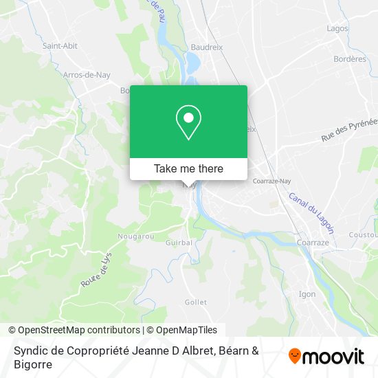 Syndic de Copropriété Jeanne D Albret map