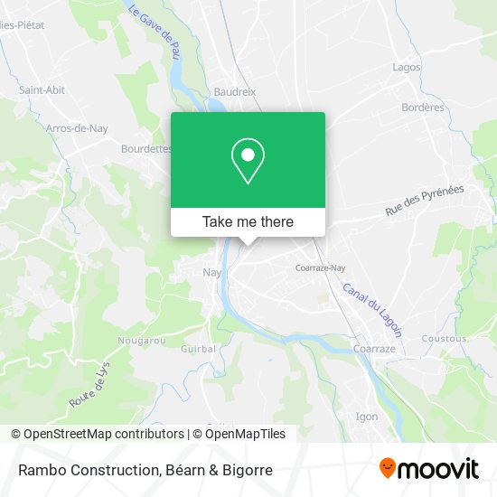 Rambo Construction map