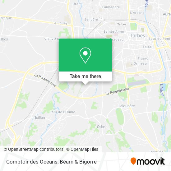 Comptoir des Océans map
