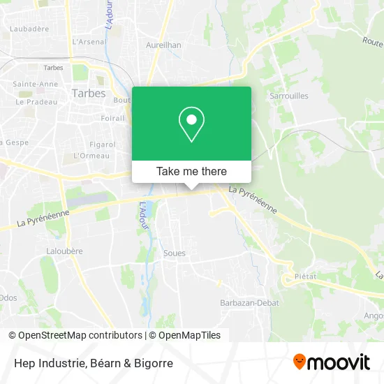 Hep Industrie map