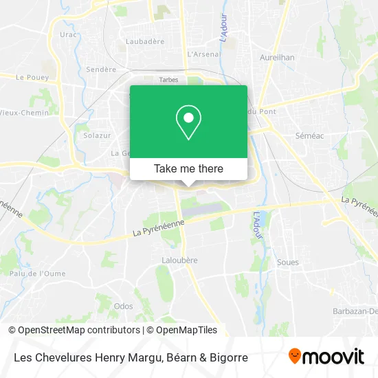 Les Chevelures Henry Margu map