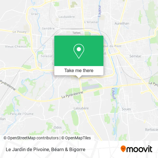 Le Jardin de Pivoine map