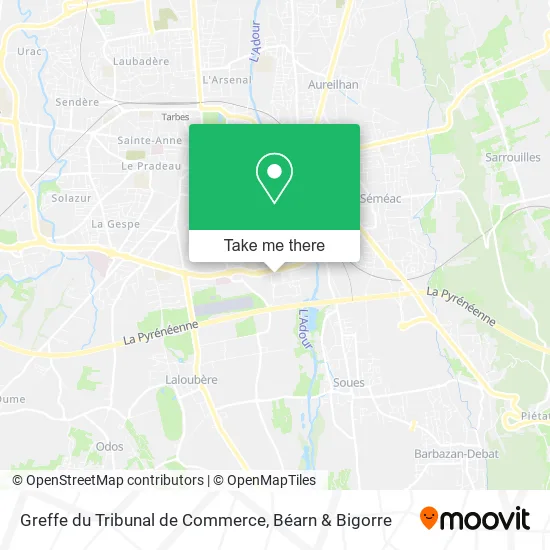 Greffe du Tribunal de Commerce map
