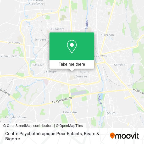 Centre Psychothérapique Pour Enfants map