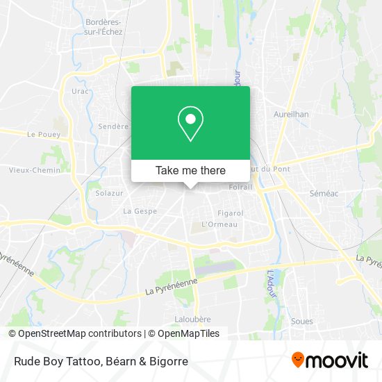 Rude Boy Tattoo map