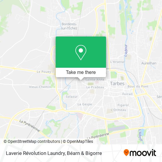 Laverie Révolution Laundry map