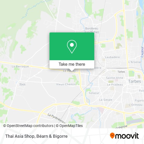 Thaï Asia Shop map