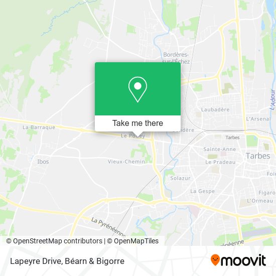 Lapeyre Drive map