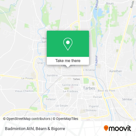 Badminton Athl map