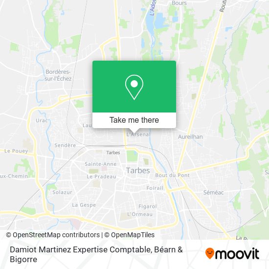 Damiot Martinez Expertise Comptable map