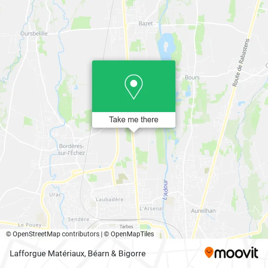 Lafforgue Matériaux map