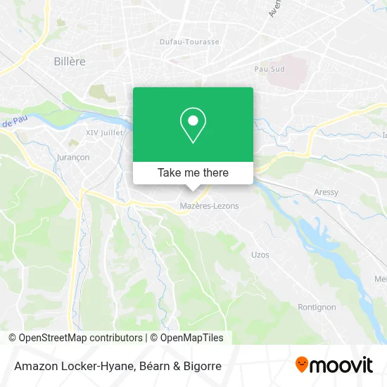 Amazon Locker-Hyane map