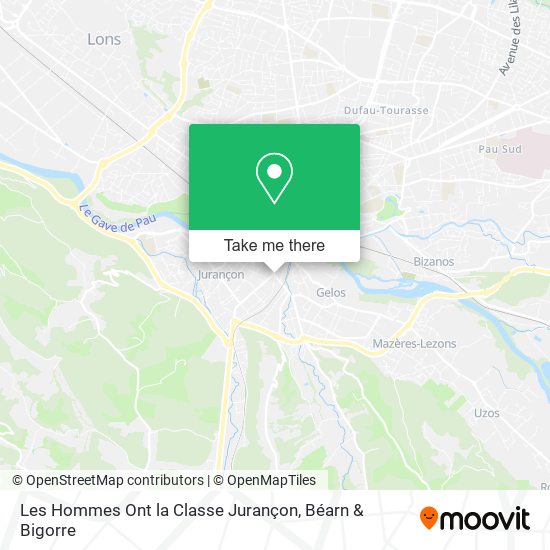 Les Hommes Ont la Classe Jurançon map