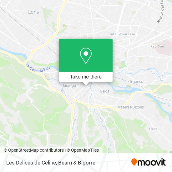 Mapa Les Délices de Céline