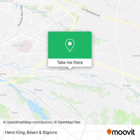 Henri King map