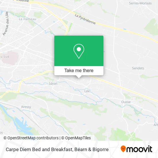Carpe Diem Bed and Breakfast map