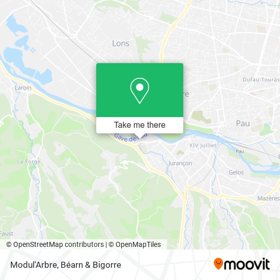 Modul'Arbre map
