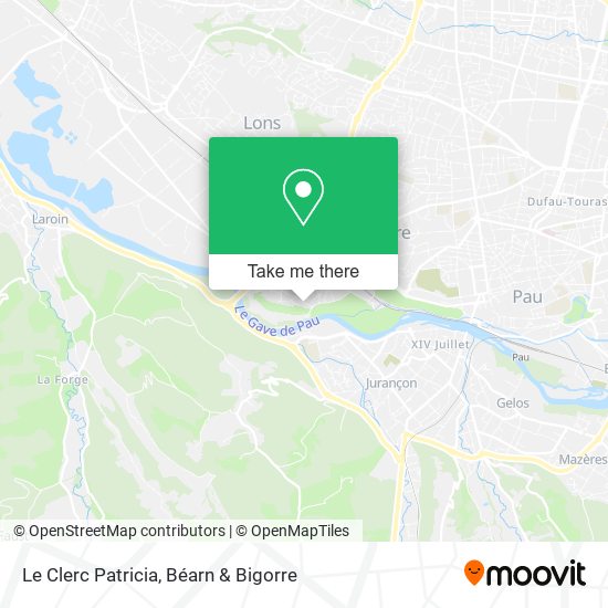 Le Clerc Patricia map