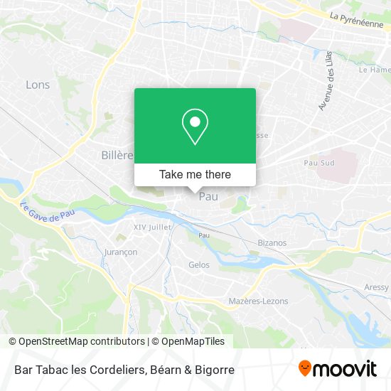 Bar Tabac les Cordeliers map