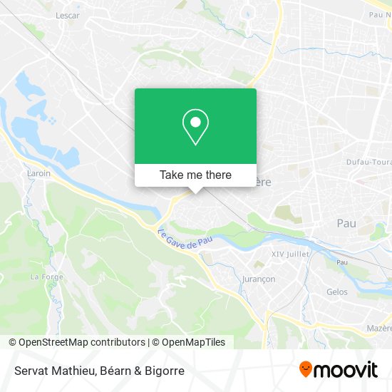 Servat Mathieu map