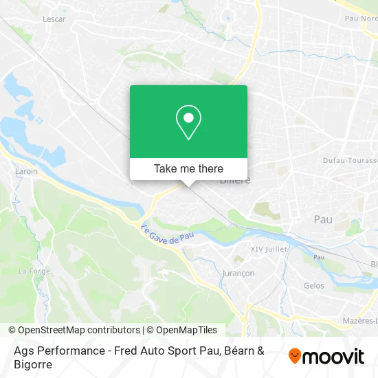 Ags Performance - Fred Auto Sport Pau map